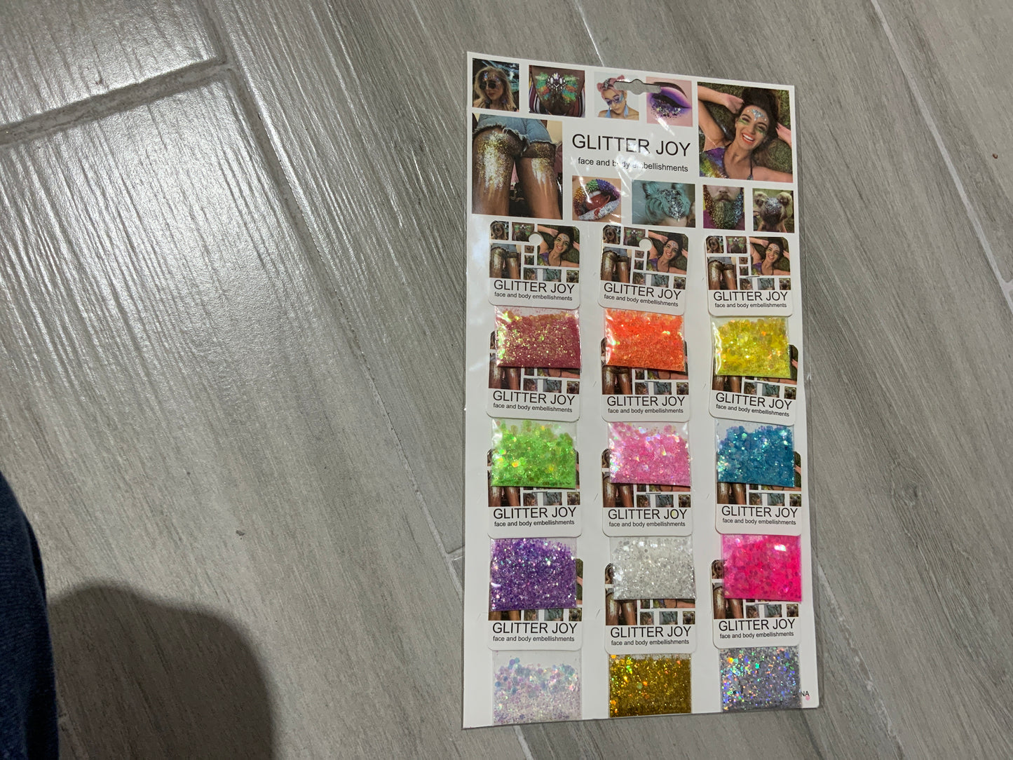 MA450- 12 Sparkling Color Glitter