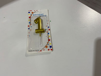MA273 Birthday Number Candle