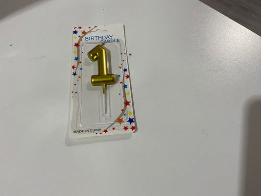 MA273 Birthday Number Candle