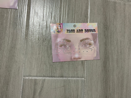 MA452 Gems Face Art Sticker