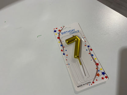 MA273 Birthday Number Candle