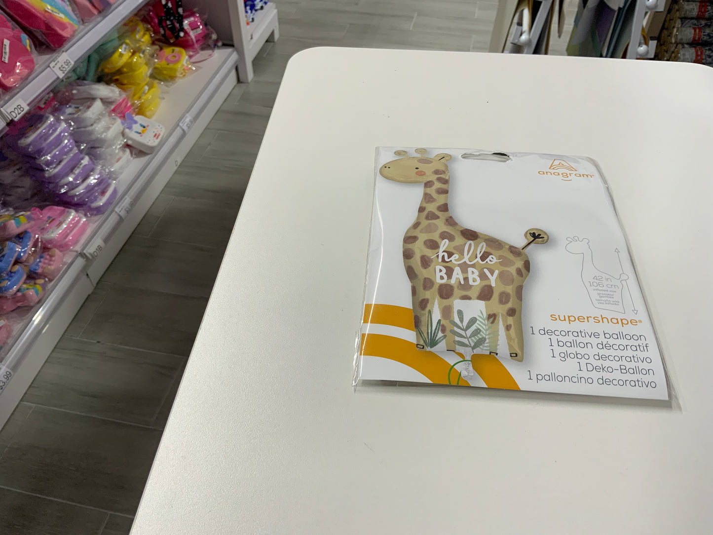 42" Baby Giraffe Shape