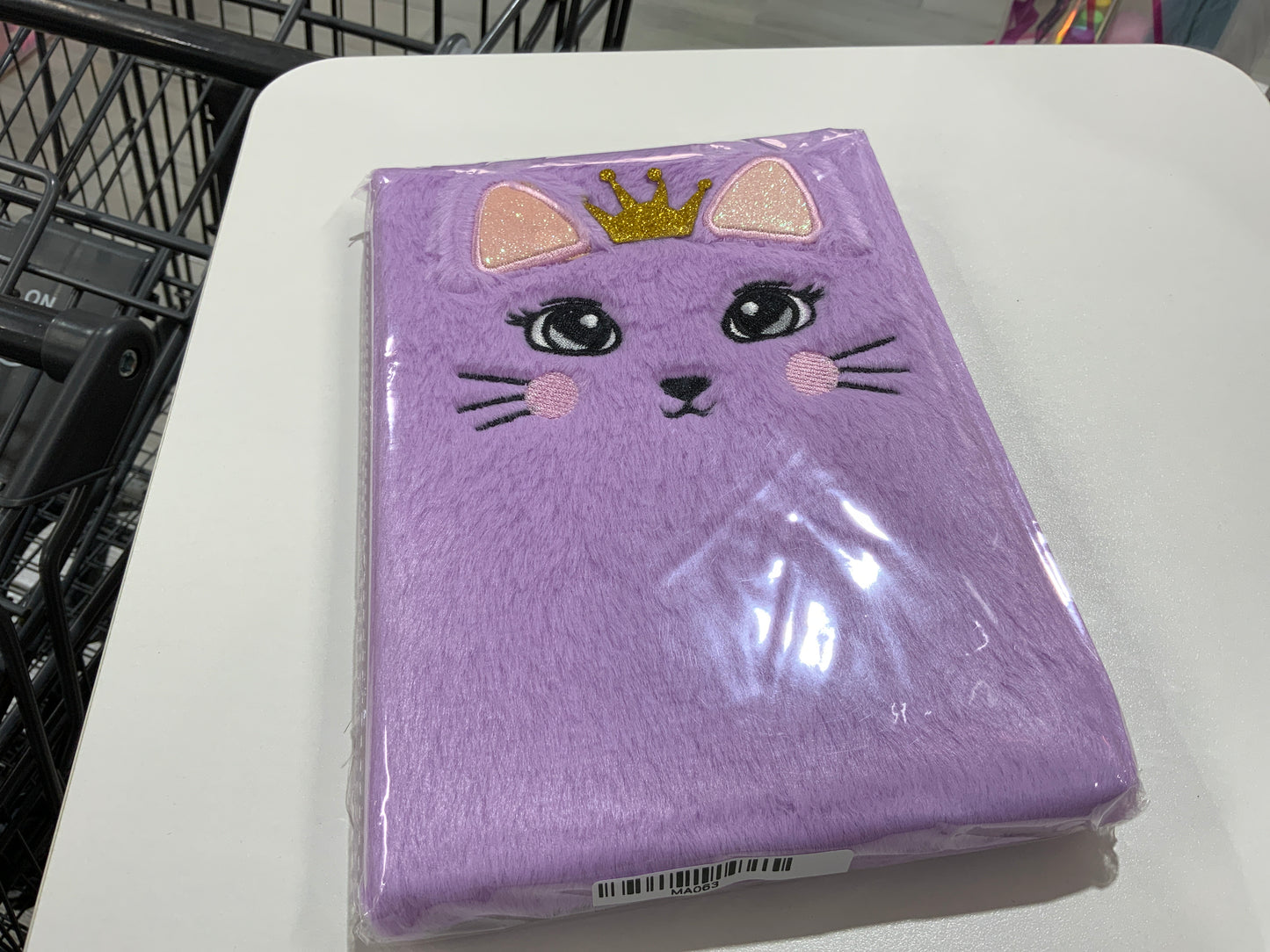 MA063 fluffy Cat Fur Notebook