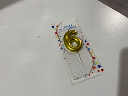 MA273 Birthday Number Candle
