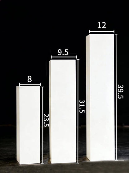 ✨ Acrylic Display Pillar Set – 3 Pieces