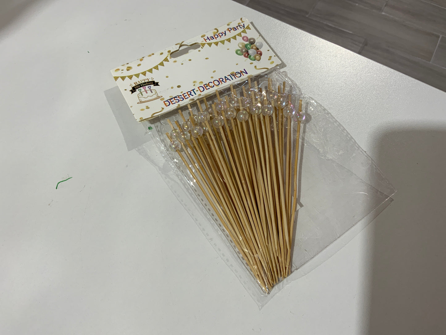 MA393 Bamboo Skewers for Appetizers 50Pcs