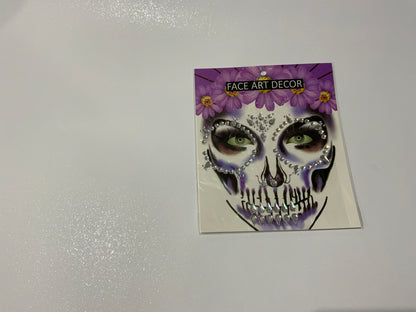 MA448 Face Gems Sticker