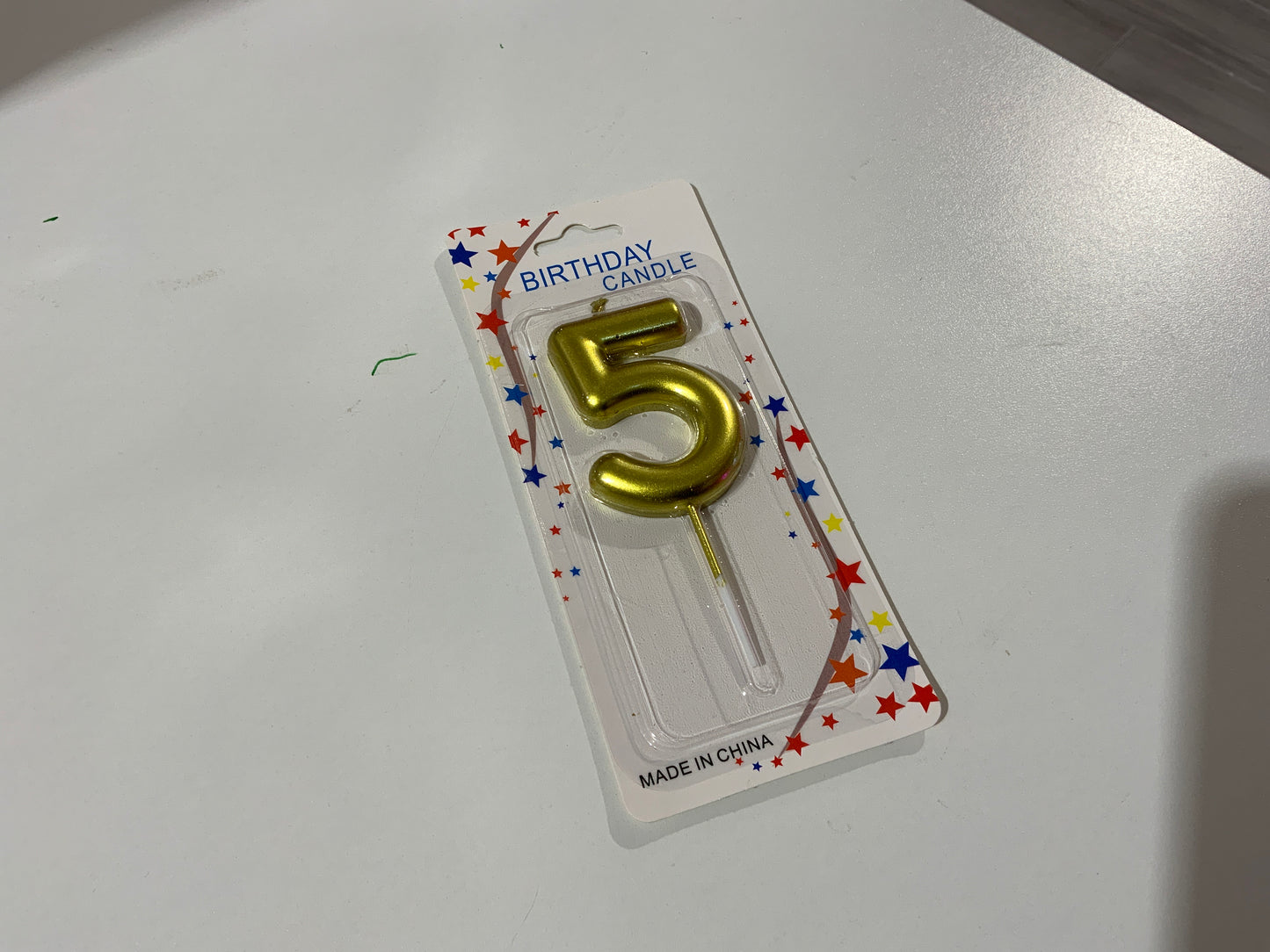 MA273 Birthday Number Candle