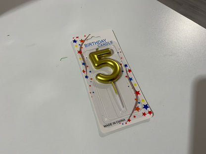 MA273 Birthday Number Candle