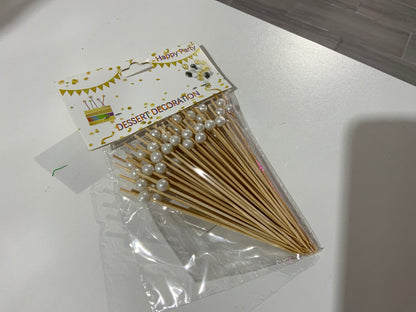 MA393 Bamboo Skewers for Appetizers 50Pcs
