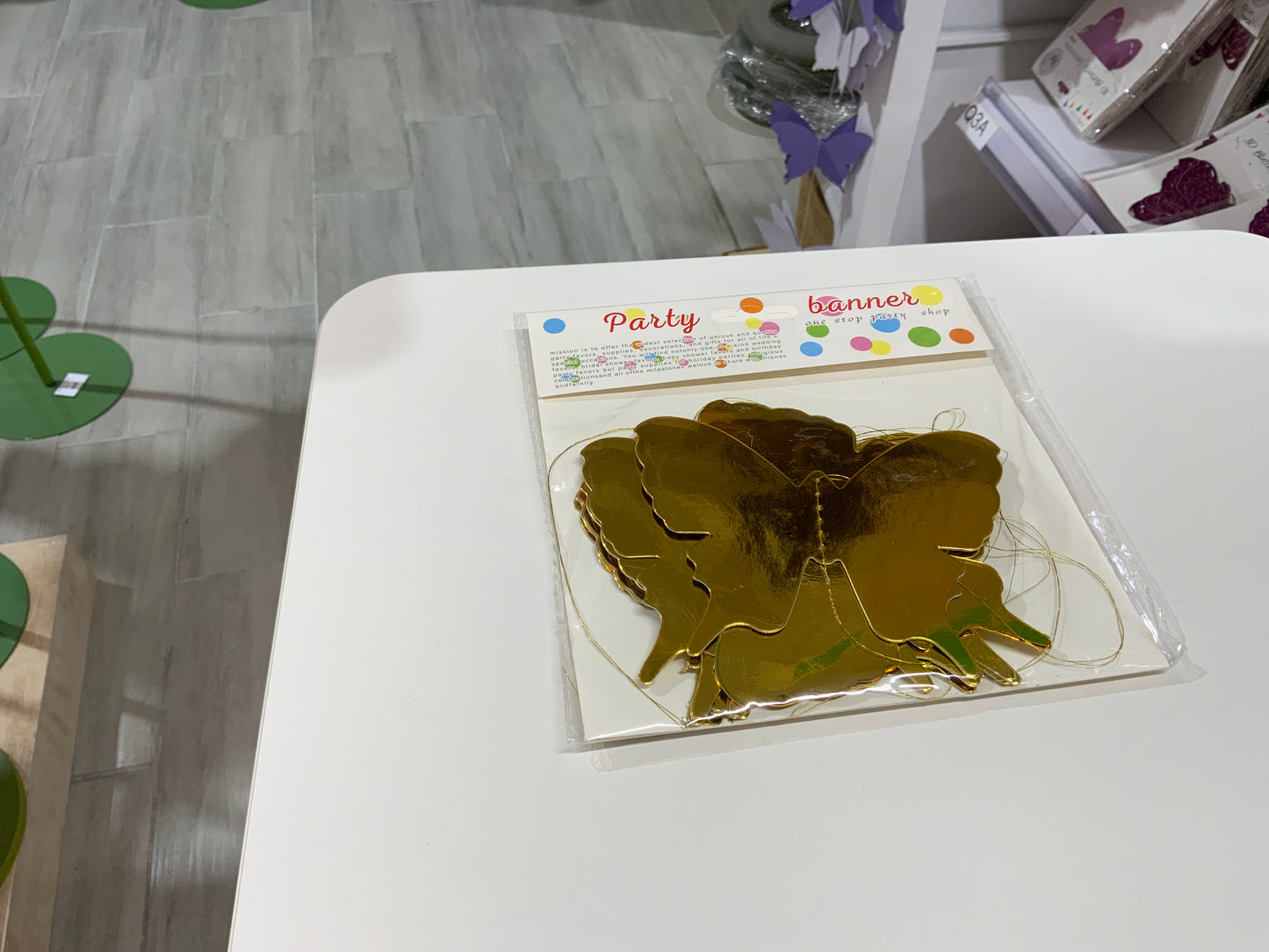 MA372 Butterfly Party Banner