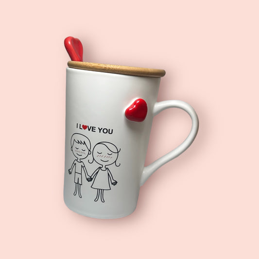 MA135 Couple Heart Ceramic Cup Set