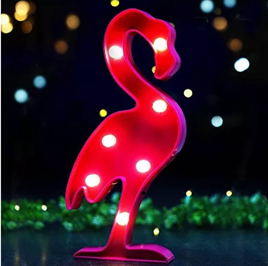 MA206 Battery Flamingo Lamp