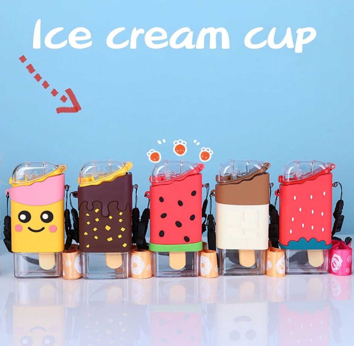 MA012 Ice Cream Water Bottle 300ml