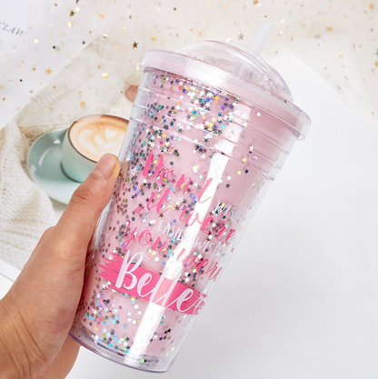 MA035 Glitter Cup 450ml