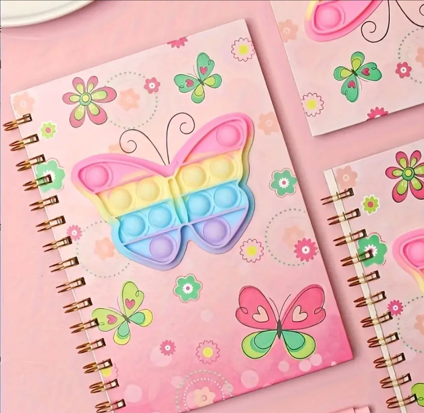 MA064 Butterfly Pop it Notebook