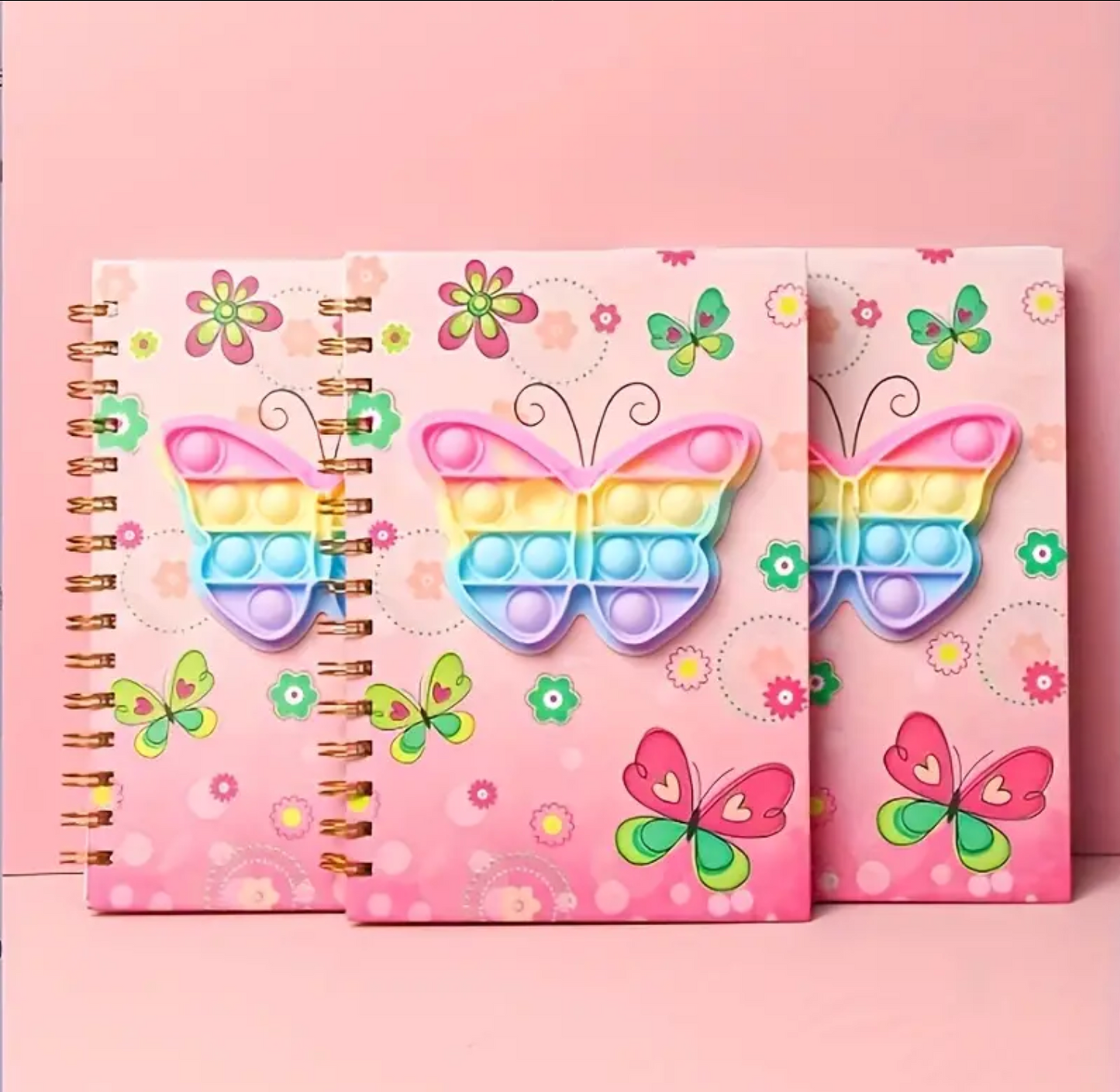 MA064 Butterfly Pop it Notebook