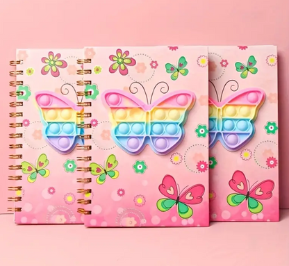 MA064 Butterfly Pop it Notebook