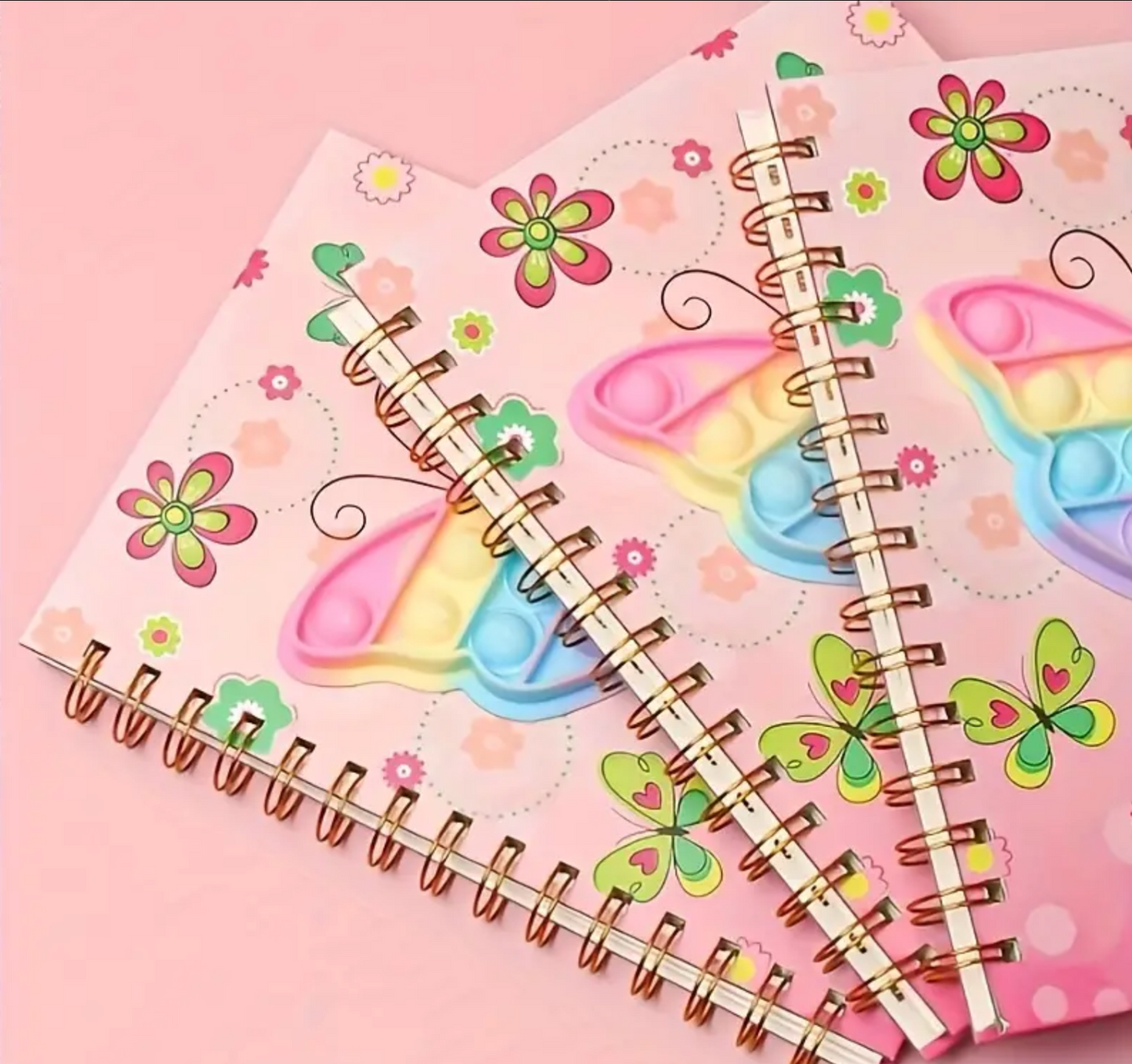 MA064 Butterfly Pop it Notebook