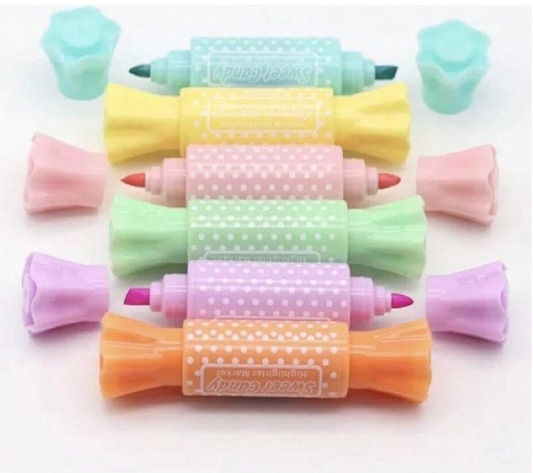 DL-128 Sweet Candy Highlighter x 6pcs