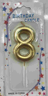 MA273 Birthday Number Candle