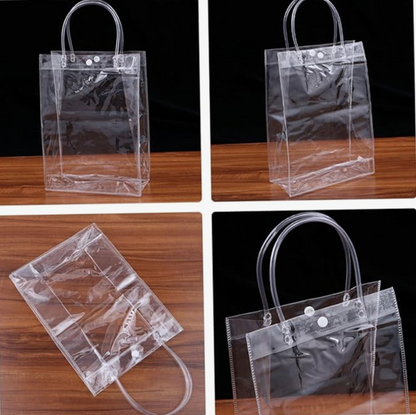 SMALL PLASTIC BAG WITH HANDLE - MA056-1