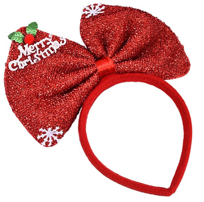 MA283 Xmas Bow Headband