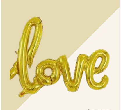 Mini 'love' Balloon - 15" Decorative Accent