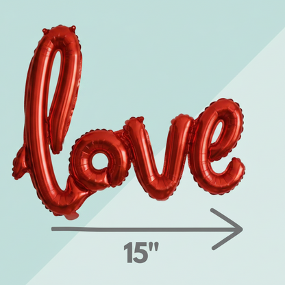Mini 'love' Balloon - 15" Decorative Accent