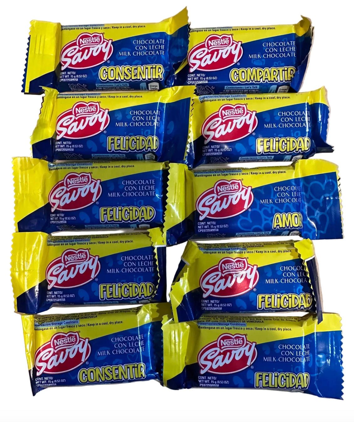 🍫 Savoy Mini Venezuelan Milk Chocolate Bar – 15g