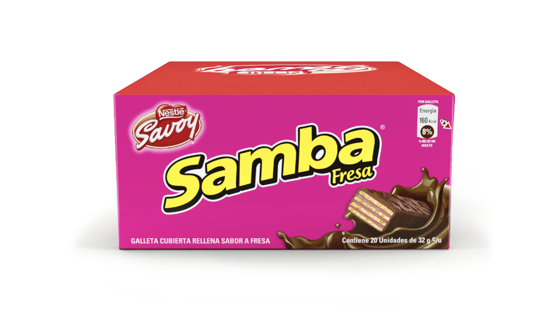 🍫 Savoy Samba Fudge-Covered Wafers – Strawberry or Chocolate