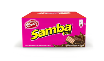 🍫 Savoy Samba Fudge-Covered Wafers – Strawberry or Chocolate