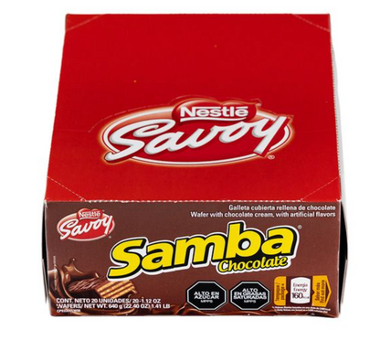 🍫 Savoy Samba Fudge-Covered Wafers – Strawberry or Chocolate