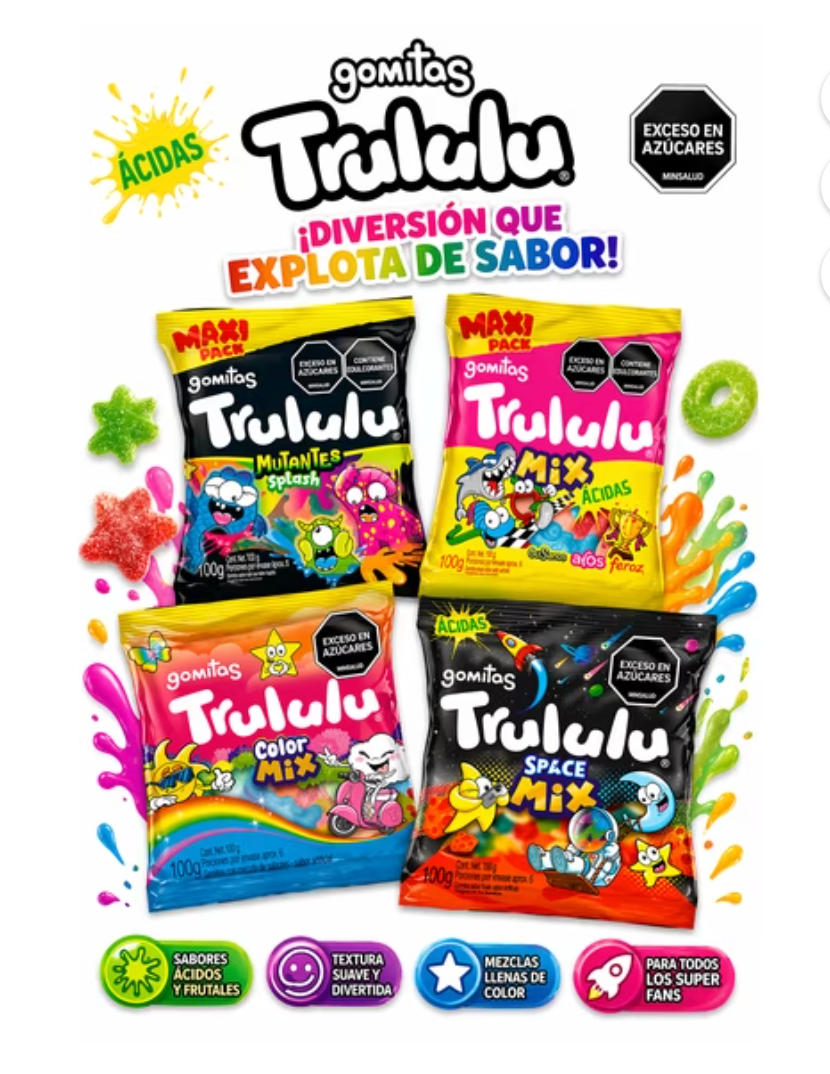 🍭 Trululu Assorted Gummy Candy – Individual Bag