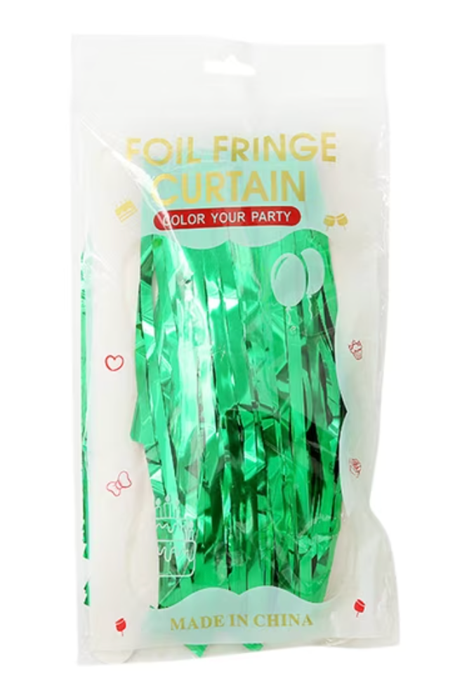Shimmer Foil Party Curtain – 9 Colors | Sold Individually - EVE1035