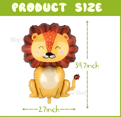 Giant Lion Foil Balloon – 39.7" - EVE1257
