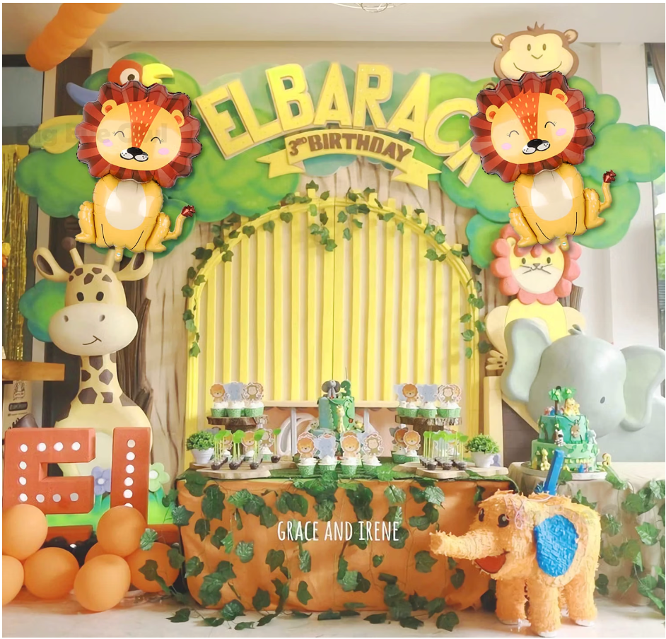 Giant Lion Foil Balloon – 39.7" - EVE1257