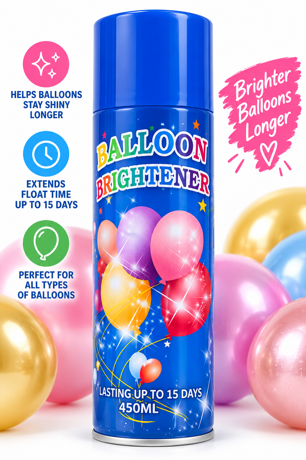 Balloon Brightener Spray – 450ml - EVE1326