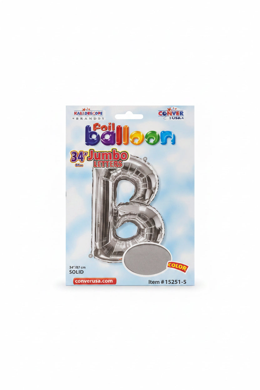 34" Silver -B