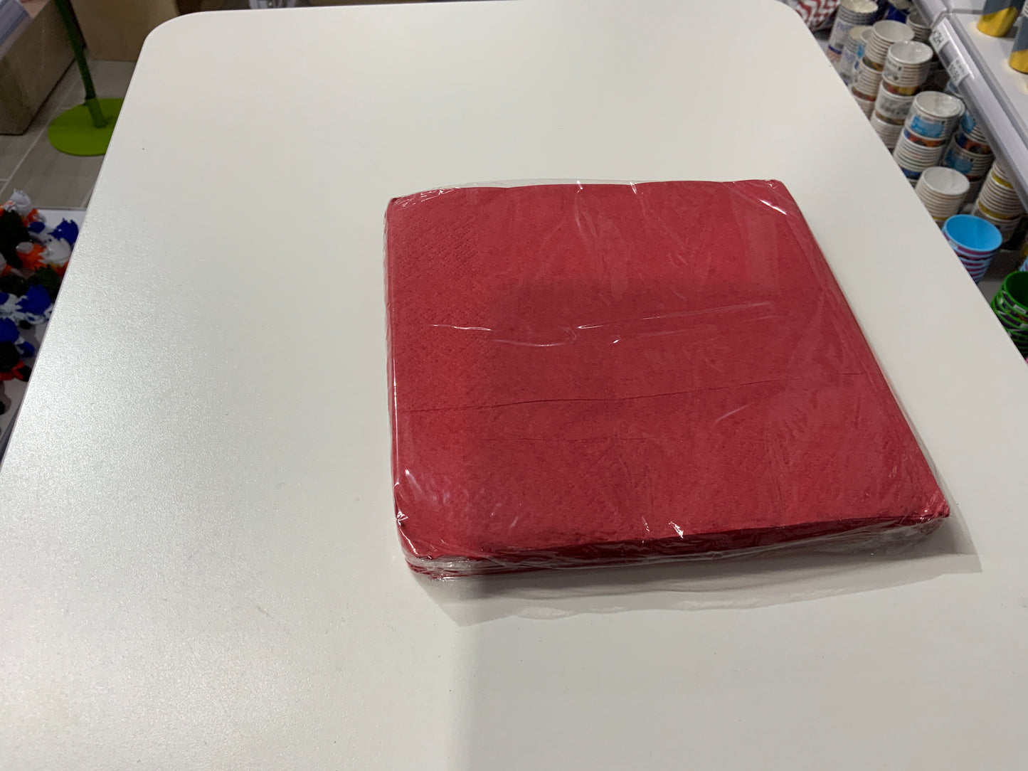 Ruby Red Solid Lunch Napkins 20ct