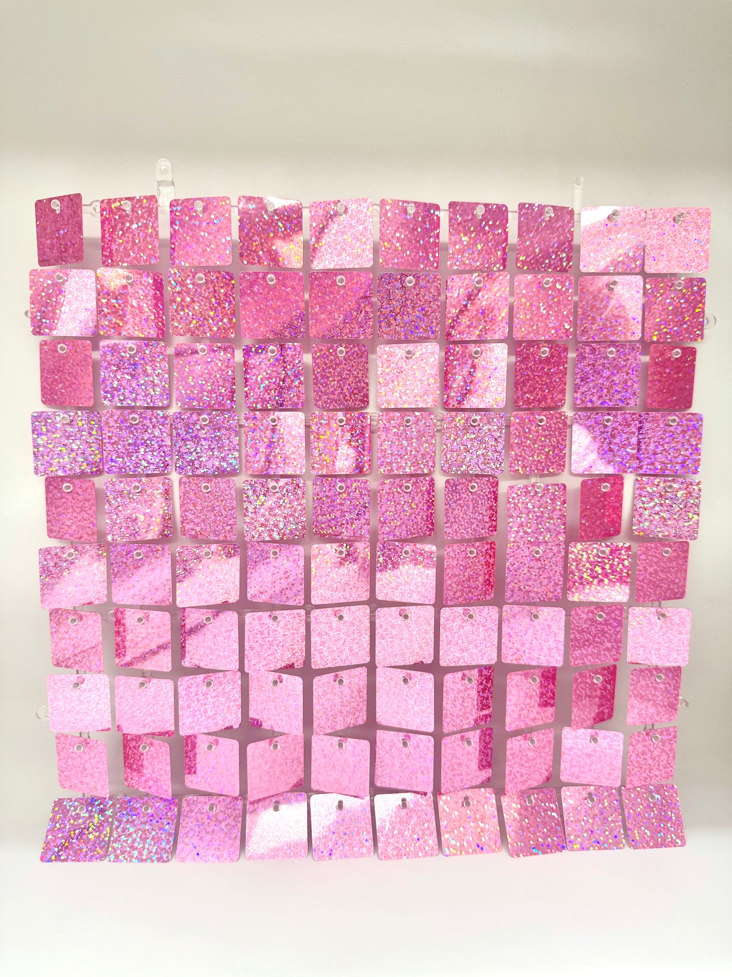 MA342-2 Pink Square Sequin Shimmer Wall Panel