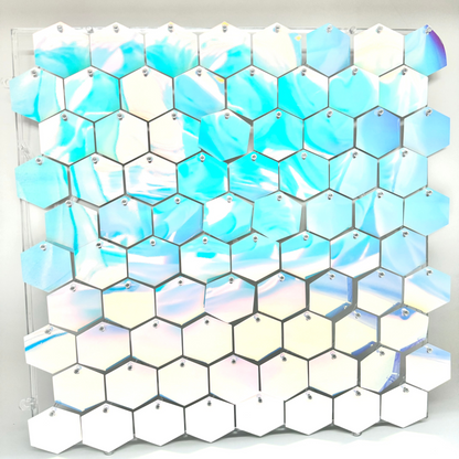 MA344-1 Hexagonal Mermaid Iridescent Wall Panel