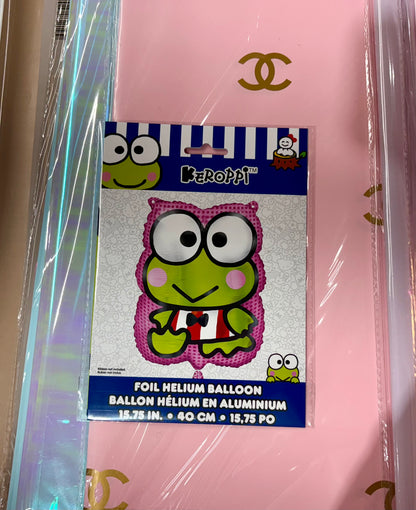 Keroppi shaped giant foil balloon 24"