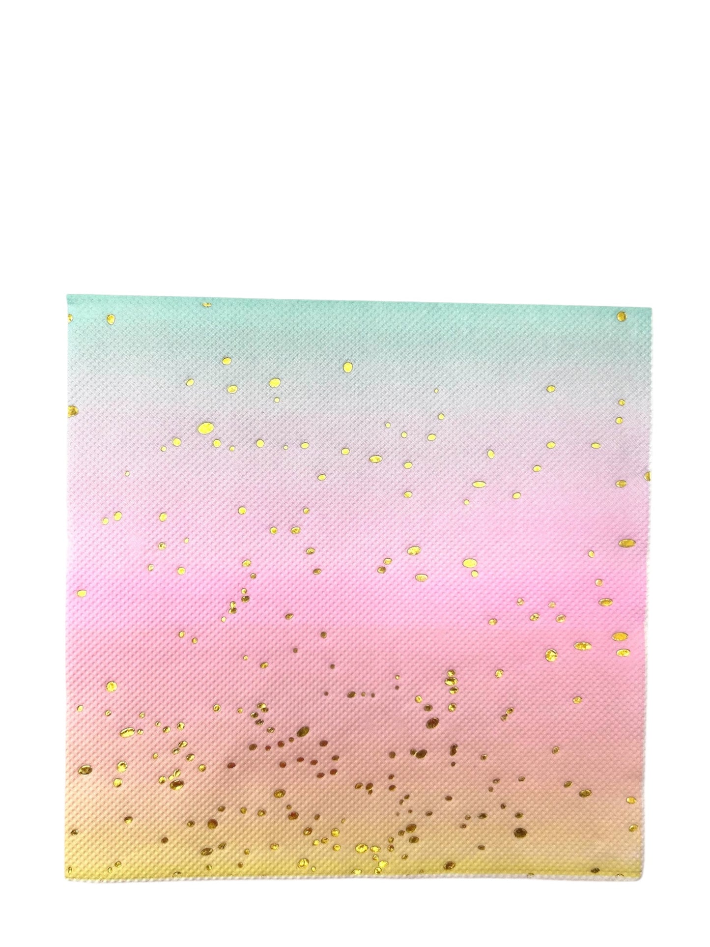 MA180-4 Rainbow Napkin with Golden Dots