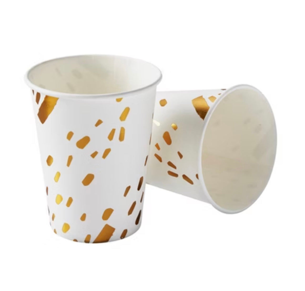 MA181-3 White Golden Dotted Cup