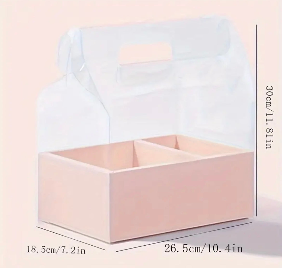 MA353 Clear Flower Gift Box