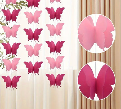 MA371 Butterfly Party Banner