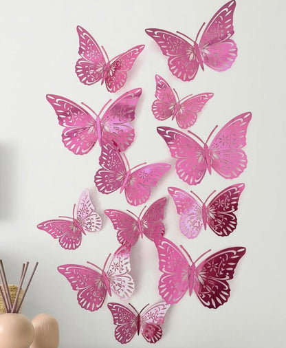 MA378 3D Butterfly Party Banner