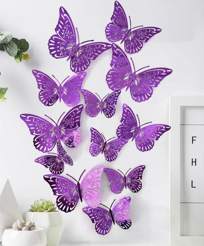 MA378 3D Butterfly Party Banner