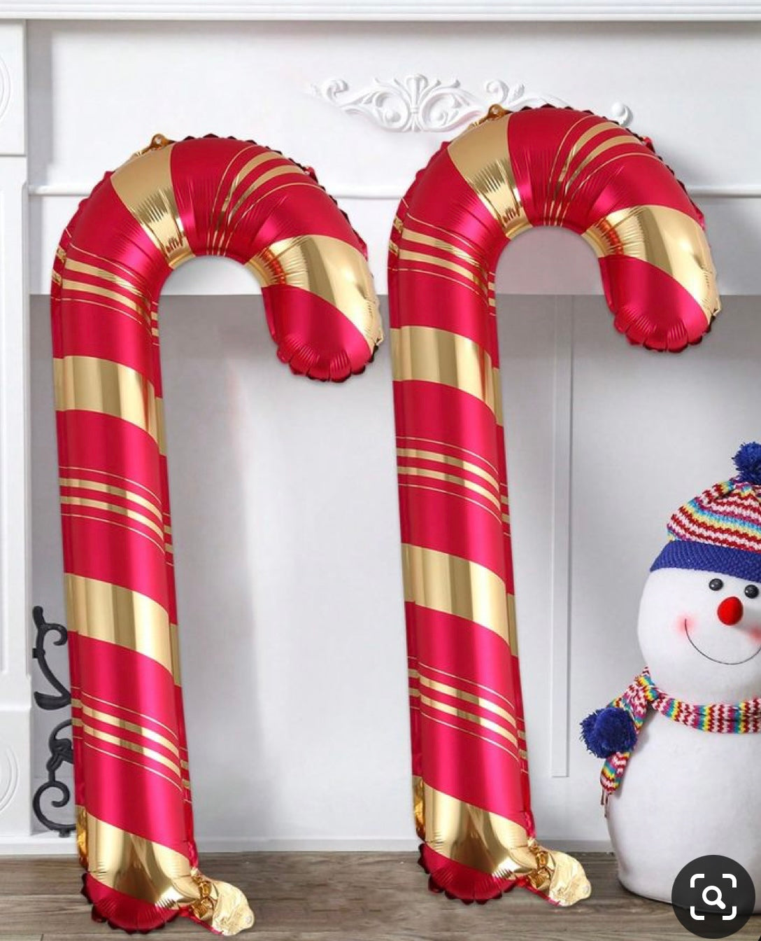 MA387 Christmas cane balloon 24"x59"